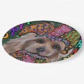 AUSTRALISCHER TERRIER PAPPTELLER (Schrägansicht)