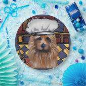 Australischer Terrier Pappteller (Party)