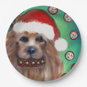 AUSTRALISCHER TERRIER PAPPTELLER (Vorderseite)