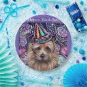 Australischer Terrier Pappteller (Party)