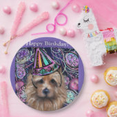 Australischer Terrier Pappteller (Party)