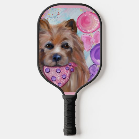 AUSTRALISCHER TERRIER PICKLEBALL SCHLÄGER (Vorderseite)