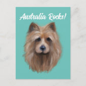AUSTRALISCHER TERRIER POSTKARTE (Vorderseite)