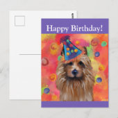 Australischer Terrier Postkarte (Vorne/Hinten)