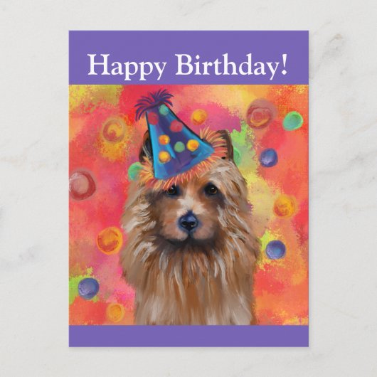 Australischer Terrier Postkarte (Vorderseite)