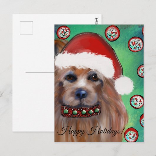 AUSTRALISCHER TERRIER POSTKARTE (Vorne/Hinten)