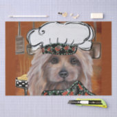 AUSTRALISCHER TERRIER SEIDENPAPIER (Handwerk)