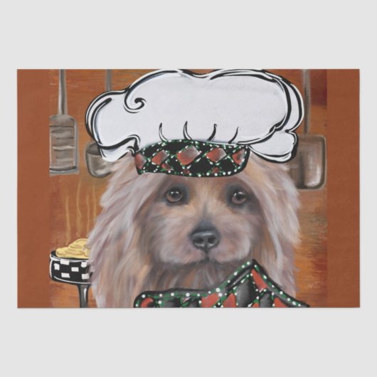 AUSTRALISCHER TERRIER SEIDENPAPIER (Vorderseite)