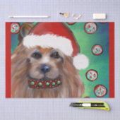 AUSTRALISCHER TERRIER SEIDENPAPIER (Handwerk)