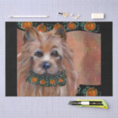 AUSTRALISCHER TERRIER SEIDENPAPIER (Handwerk)
