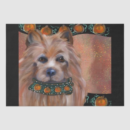 AUSTRALISCHER TERRIER SEIDENPAPIER (Vorderseite)