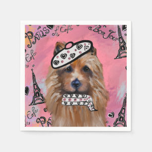 Australischer Terrier Serviette