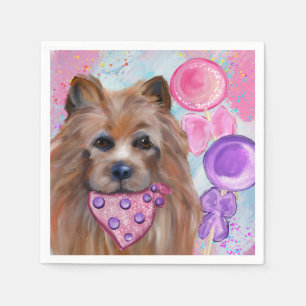 AUSTRALISCHER TERRIER SERVIETTE