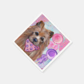 AUSTRALISCHER TERRIER SERVIETTE (Ecke)