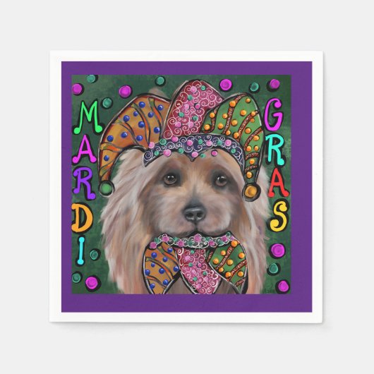AUSTRALISCHER TERRIER SERVIETTE (Vorderseite)