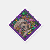 AUSTRALISCHER TERRIER SERVIETTE (Ecke)