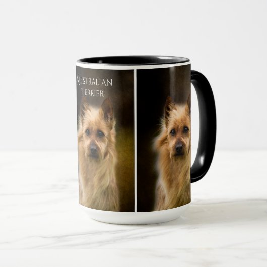Australischer Terrier-Tasse Tasse (VorderseiteRechts)