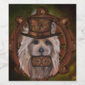 AUSTRALISCHER TERRIER WEINETIKETT (Einzelnes Label)