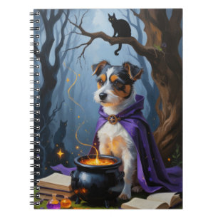 Australischer Terrier - Whimsical Halloween-Malere Notizblock