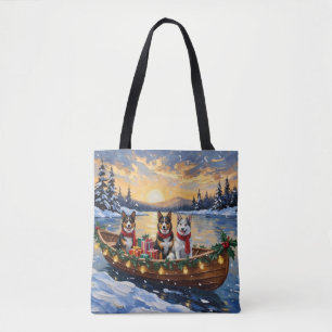 Australischer Tierzüchterhund Weihnachtsboot Urlau Tasche