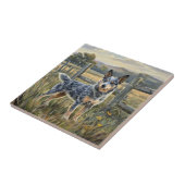 Australischer Treibhund Fliese (Seite)