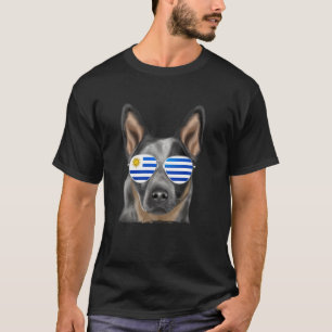 Australischer Treibhund Hund Uruguay Sonnenbrille T-Shirt