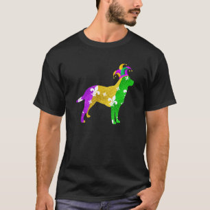 Australischer Treibhund Mardi Gras Karneval Lustig T-Shirt