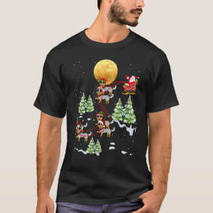 Australischer Treibhund Renntier Weihnachten Reite T-Shirt