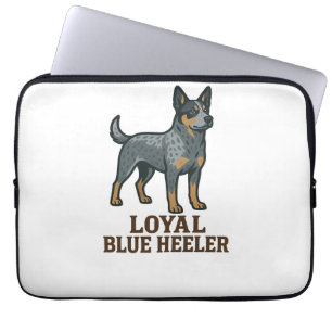 Australischer Treibhund Treuer Blauer Heeler Laptopschutzhülle