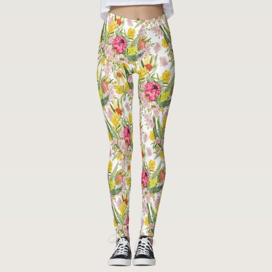 Australischer TropenSummer Leggings (Vorderseite)