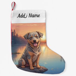 Australischer Tüderhund Kleiner Weihnachtsstrumpf