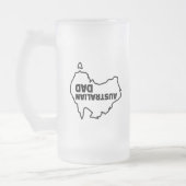 Australischer Vater - Funny Beer Tasse für einen A (Links)