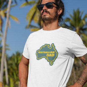 Australischer Vater - T - Shirt für einen australi