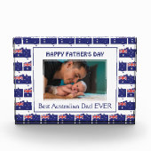 Australischer Vater-Tag | FLAG AUSTRALIENS Fotoblock (Vorderseite)
