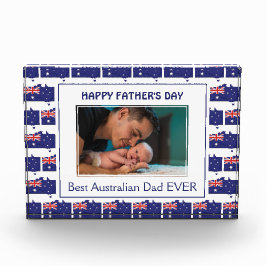 Australischer Vater-Tag | FLAG AUSTRALIENS Fotoblock
