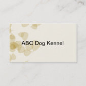 Australischer Vieh-Hund auf TAN-Blätter Visitenkarte (Rückseite)