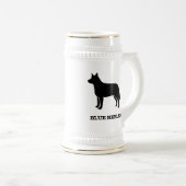 Australischer Vieh-Hund Bierglas (VorderseiteRechts)