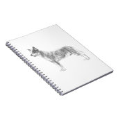 Australischer Vieh-Hund Notizblock (Rechte Seite)