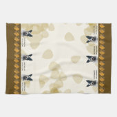 Australischer Vieh-Hund TAN verlässt Dishtowel Geschirrtuch (Horizontal)