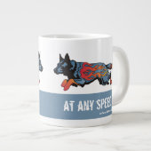 Australischer Vieh-Hund - unsicher mit irgendeiner Jumbo-Tasse (Vorderseite Rechts)