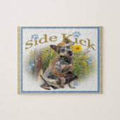 Australischer Vieh-Hundeseiten-Tritt Puzzle (Horizontal)
