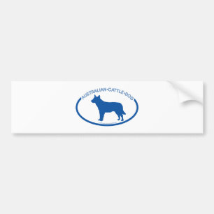 Australischer Vieh-HundeSilhouette-Autoaufkleber Autoaufkleber