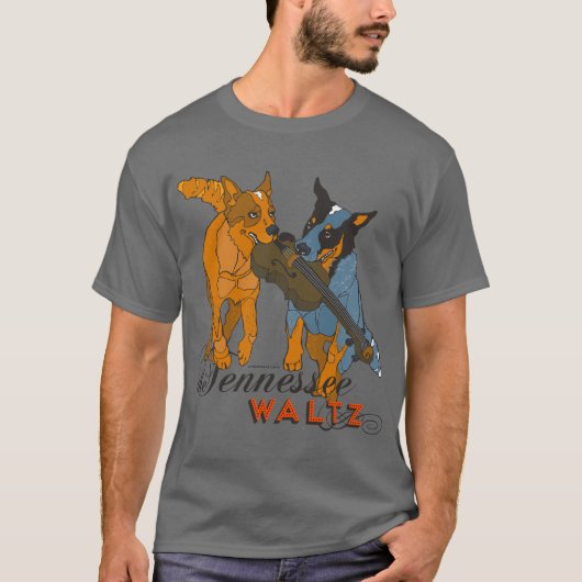 Australischer Vieh-Hundetennesseewaltz-T - Shirt (Vorderseite)