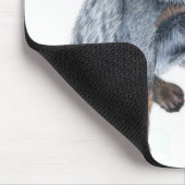 Australischer Vieh-Hundewelpe Mousepad (Ecke)