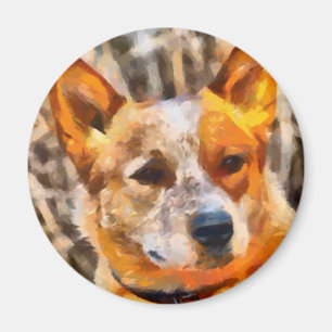 Australischer Viehhund - rotes Heeler Magnet