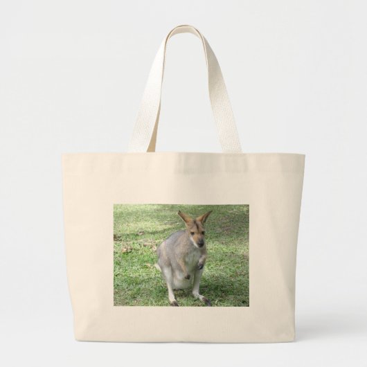 Australischer Wallaby Jumbo Stoffbeutel (Vorne)