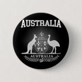Australischer Wappen Button (Vorderseite)