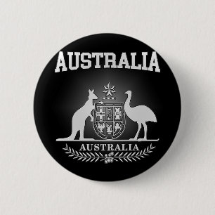 Australischer Wappen Button
