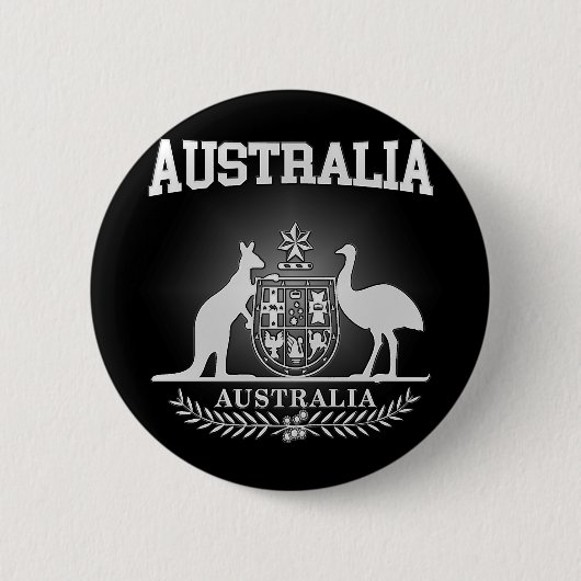 Australischer Wappen Button (Vorderseite)