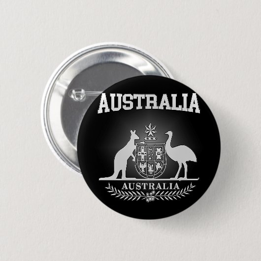 Australischer Wappen Button (Vorne & Hinten)